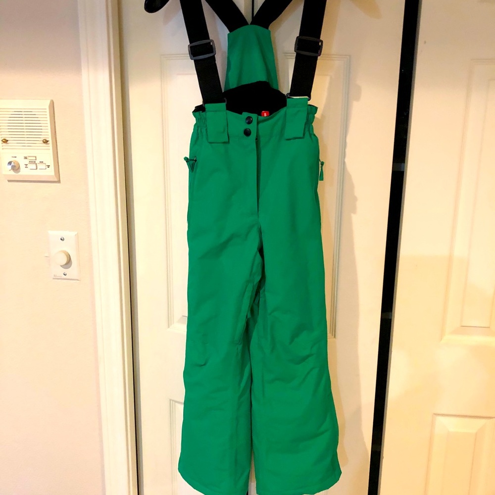 Kids size 8 snow bibs by Crane Snow Extreme.